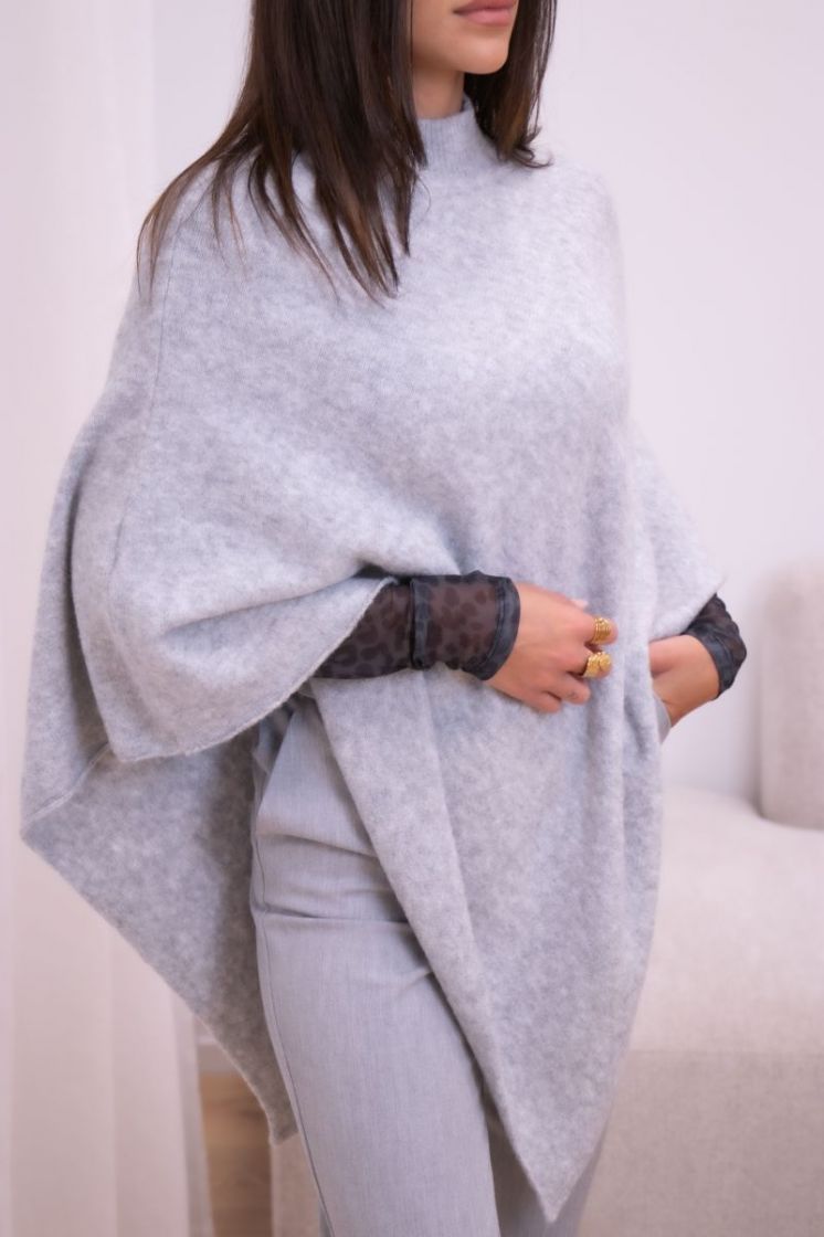 PCFORTUNA HIGH NECK PONCHO NOO 200289 Medium G