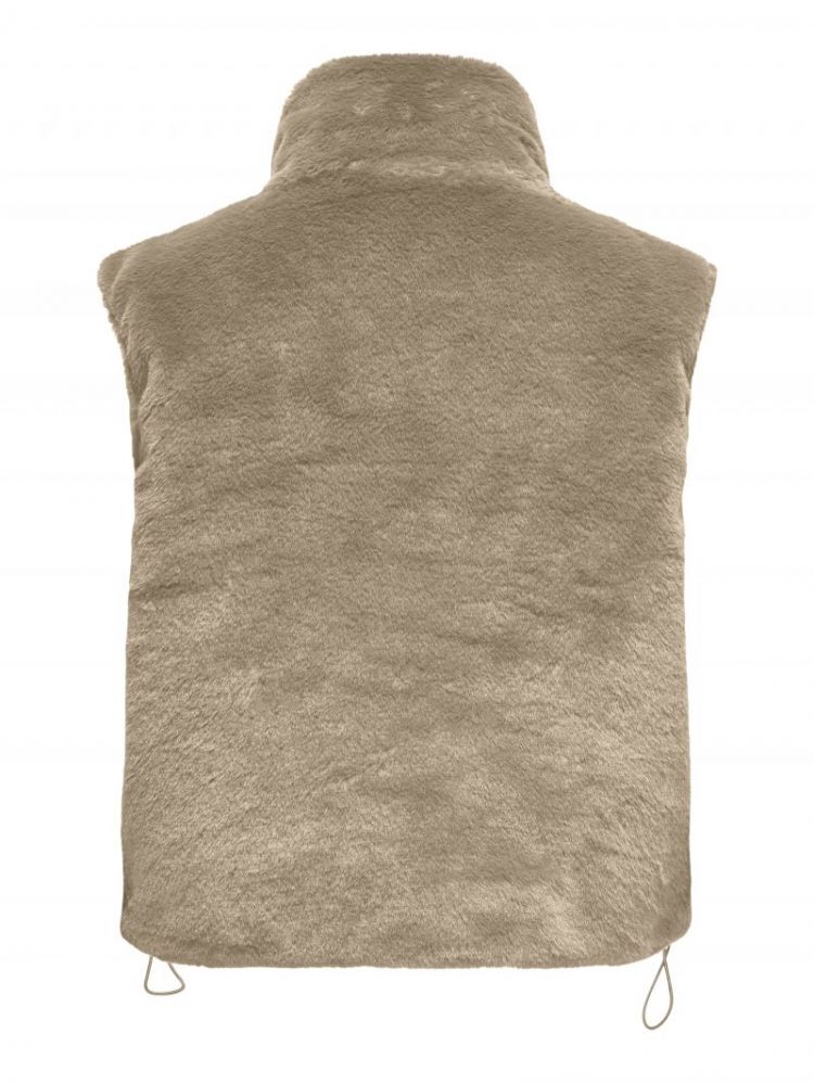 ONLDANA FAUX FUR REV.WAISTCOAT 177927 Silver M