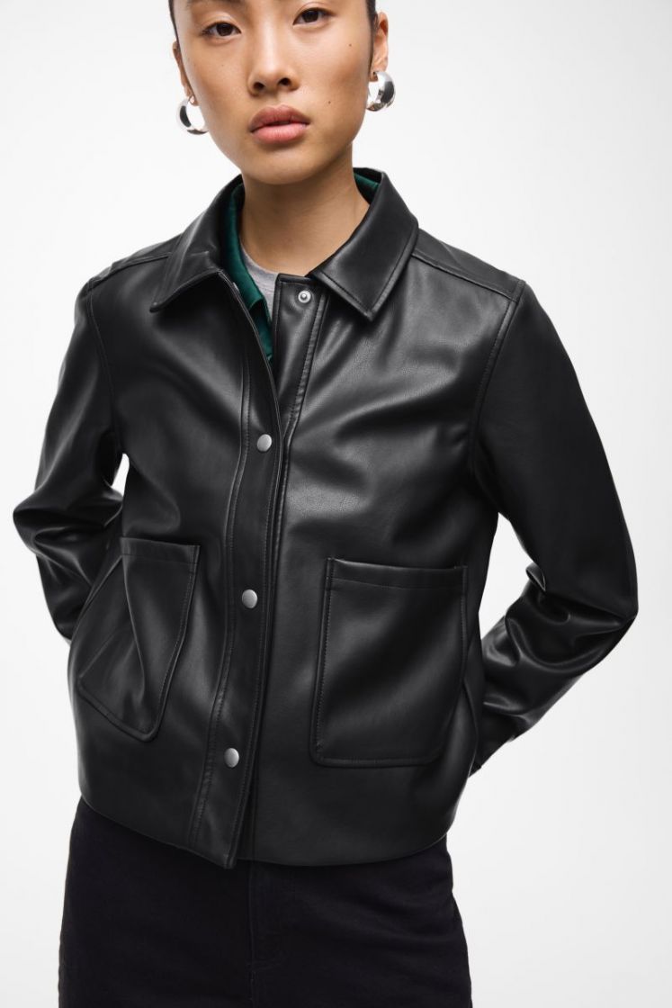 VIHELLIUM SHORT JACKET - NOOS 295042 Black Be
