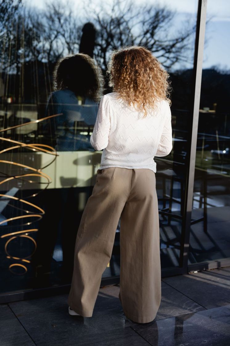 VMMARLEY MW SUPER WIDE PANT 192623 Silver M