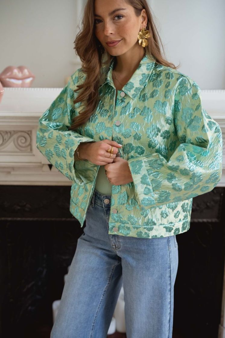 PCMOLLY LS JACKET D2D PP 297161001 Green