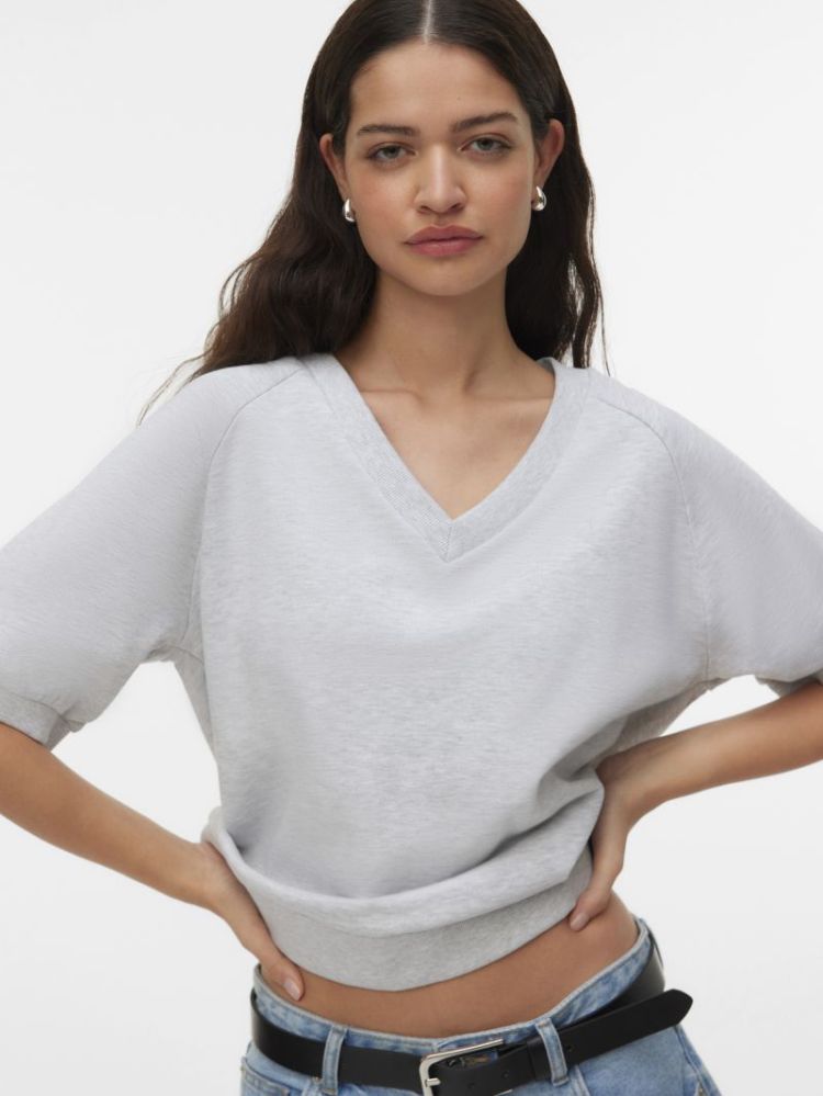 VMSIMONE SS V-NECK SWEAT BOX J 300317 Super Li