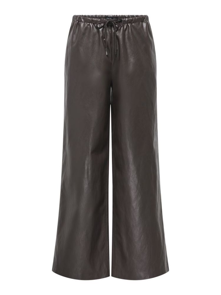 ONLMINI FAUX LEATHER PANTS CC 177947 Raven