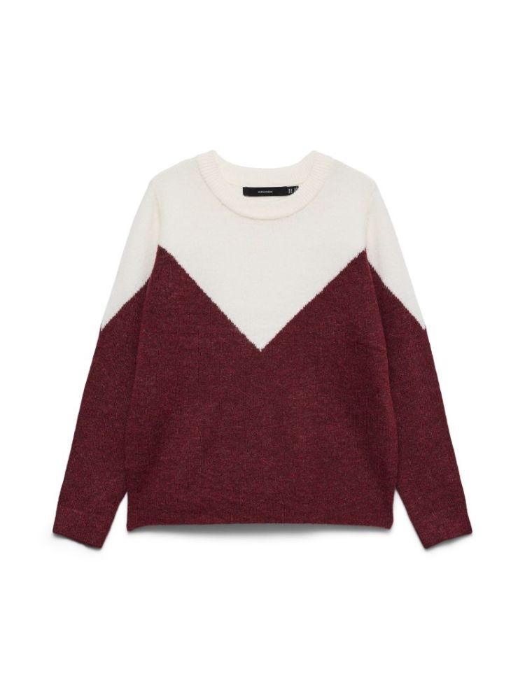 VMPLAZA LS BLOCK PULLOVER GA B 222913034 Birch